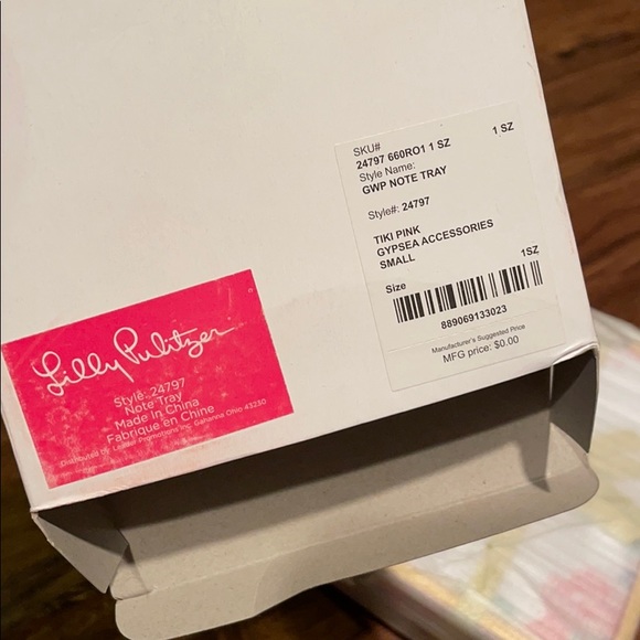 Lilly Pulitzer Note Tray - Picture 3 of 5